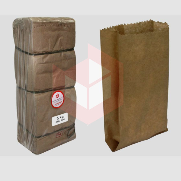 Cartucho de papel semi kraft p/5kg Mirimpel c/500un