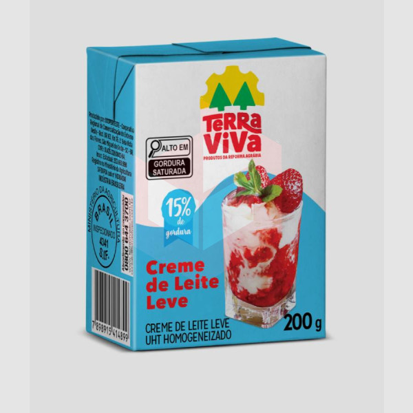 Creme de leite Terra Viva 200g