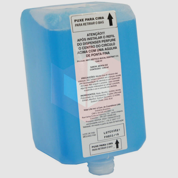 Enxaguante bucal menta ice Machfloss 1240ml