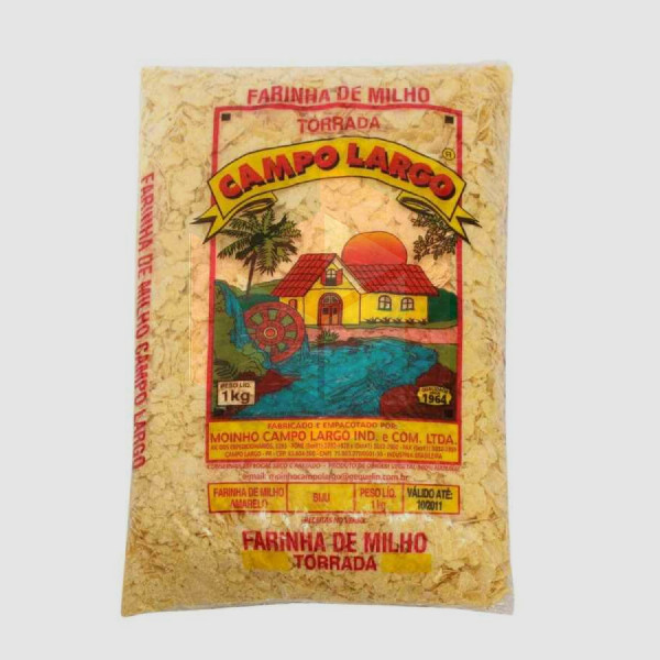 Farinha de milho amarela Campo Largo 1kg