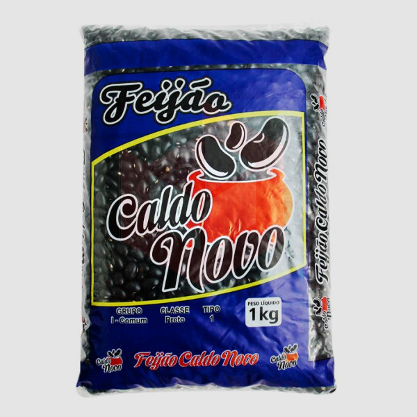 Feijão preto Caldo Novo 1kg