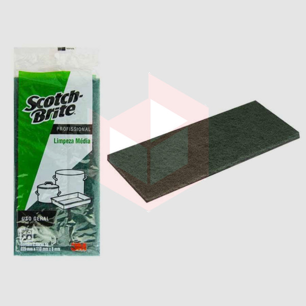 Fibra Scotch Brite 3M uso geral verde c/2un
