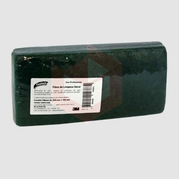 Fibra Tinindo 3M limpeza geral c/5un