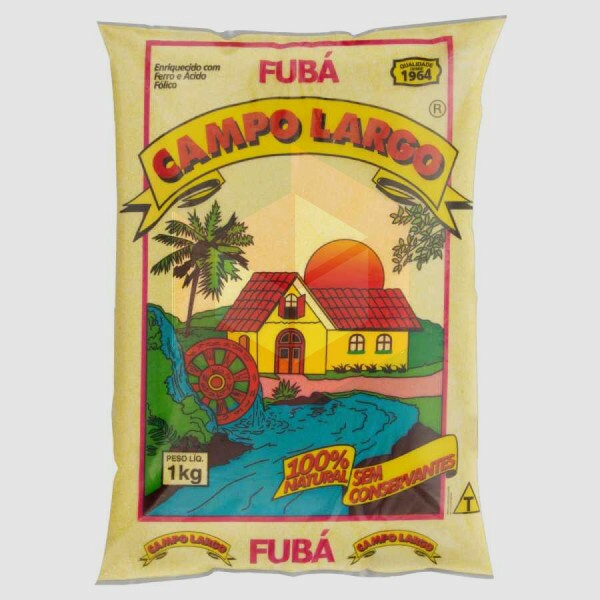 Fuba amarelo Moinho Campo Largo 1kg