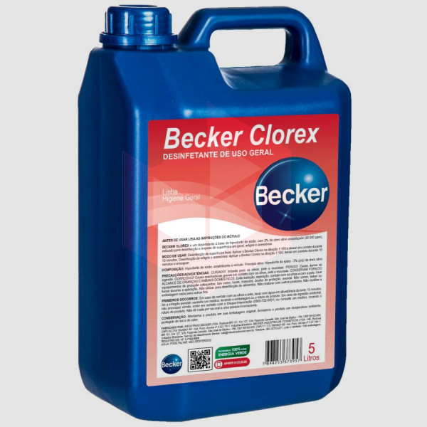 Hipoclorito Becker clorex 5l PA-5469  