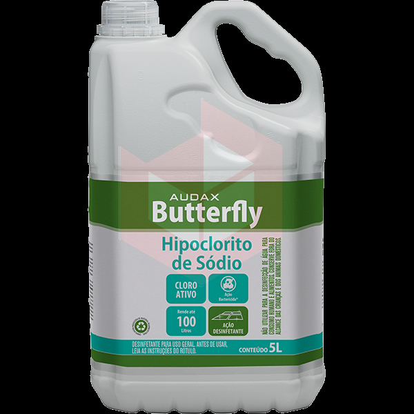 Hipoclorito de sodio 5% Butterfly Audax 5l