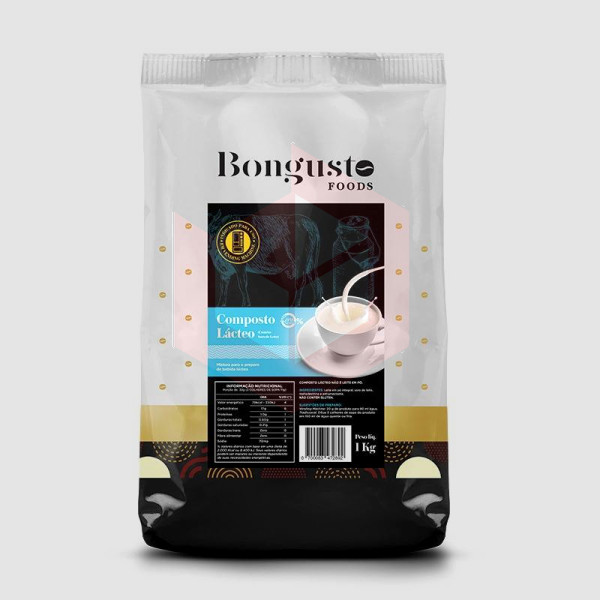 Leite composto lácteo p/máquina Bongusto 1kg