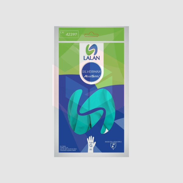 Luva verde grande Silvermax Lalan