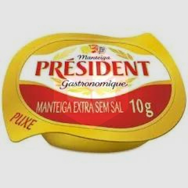 Manteiga extra sem sal Presidente 192x10g 