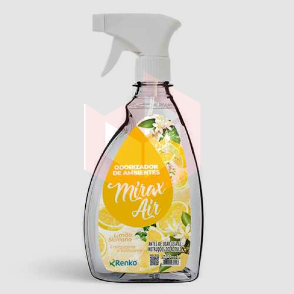 Odorizador de ambiente limão Mirax Air Renko 500ml