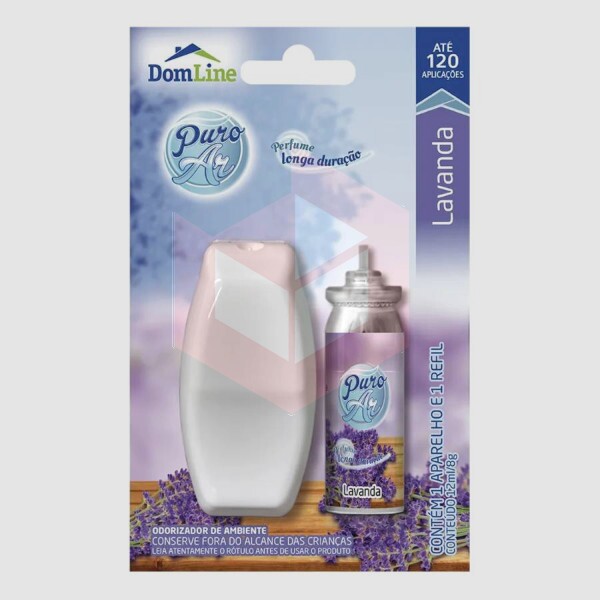 Odorizador mini aparelho e refil lavanda Puro Ar 12ml