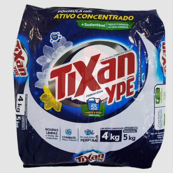 Sabão em pó Tixan primavera 4kg