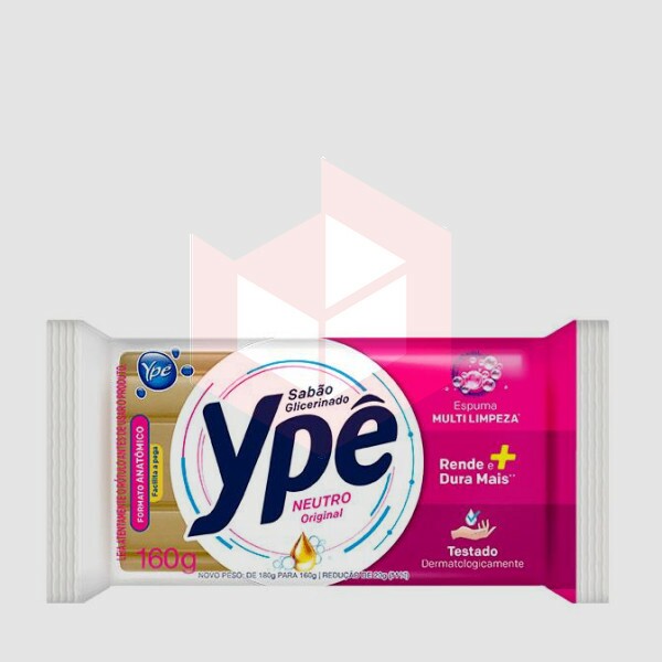 Sabao em barra unitario glicerinado Ype 160g 