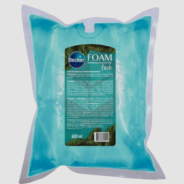 Sabonete espuma fresh foam Becker 600ml R-5255 