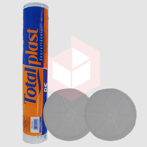 Tampa plastica para copo termico 120ml Totalplast c/100un