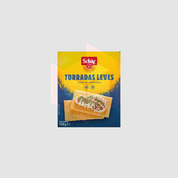 Torradas leves sem gluten sem lactose Schar 150g