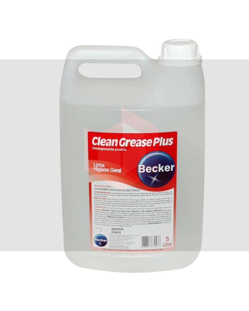 Desengraxante Alcalino Clean Grease Plus 5l R1027