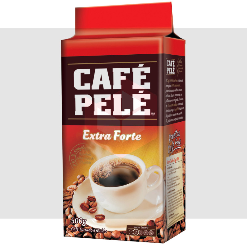 Cafe Pele Extra Forte Torrado Moído Vácuo 500g | Concorde