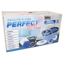 Mop+balde espremedor inox mop 360 Perfect 