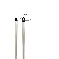 Cabo de aluminio 140cm liso c/rosca Sanches R.898 