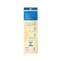 Luva bege media ranhurada handex latex Longaflex