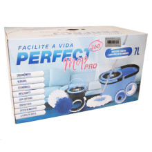 Mop+balde espremedor inox mop 360 Perfect 