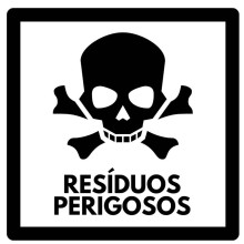 Adesivo coleta seletiva residuos perigosos S5RP 