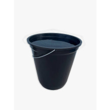 Balde plastico 18l preto Sanches 2434 