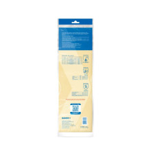 Luva bege media ranhurada handex latex Longaflex