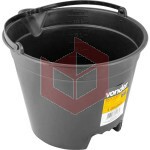Balde de plastico 12l p/concreto c/bico Vonder