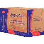 Canudo Straw 469/CS323 rígido 21cmx8mm listrado sachê 20x100un 