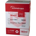 Copo Cristalcopo Maxi PP branco 180ml 25x100un