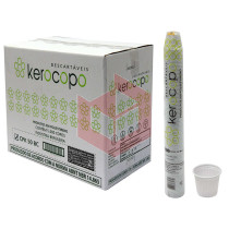 Copo Kerocopo PS branco 50ml 50x100un