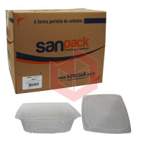 Embalagem Sanpack S-94C capacidade 1000ml c/200un 