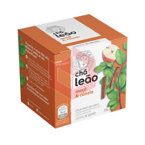 Chá de maçã e canela envelopado Leão 10x2g