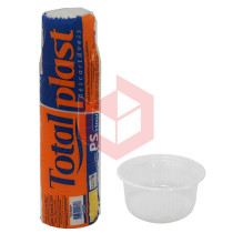Pote Totalplast transparente 250ml c/50un