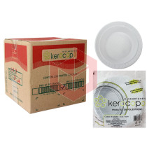 Prato Kerocopo branco 21cm fundo 25x10un