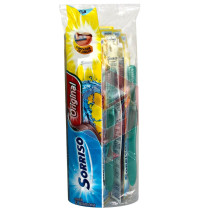 Escova dental macia Sorriso c/12un