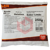 Gelatina de limão Pratik Chef 250g