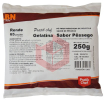 Gelatina de pêssego Pratik Chef 250g