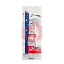 Copo Straw 302 brigadeiro cristal c/10un