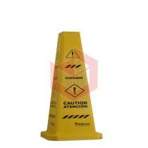 Cone de sinalização cuidado Bralimpia CONE0001