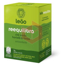 Cha verde hortela e limao reequilibra Leao 10x1.8g