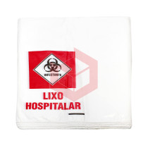 Saco para lixo 200l hospitalar 10m 88x110 NEK c/100un