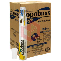 Copo Copobras PP transparente CFT300 300ml 20x100un