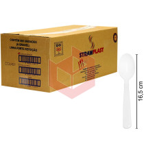 Colher Straw 208 csb604 forte branca c/500un