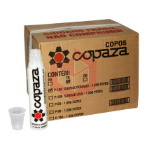 Pote Copaza Transparente 180ml Sundae 30 Pacotes com 50un 