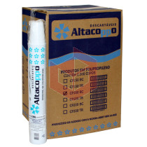 Copo Altacoppo PP branco 180ml 25x100un