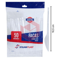 Faca Straw fsc703 refeição cristal c/50un
