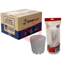 Copo Strawplast whisky 333 cps0300 cristal 12x10un